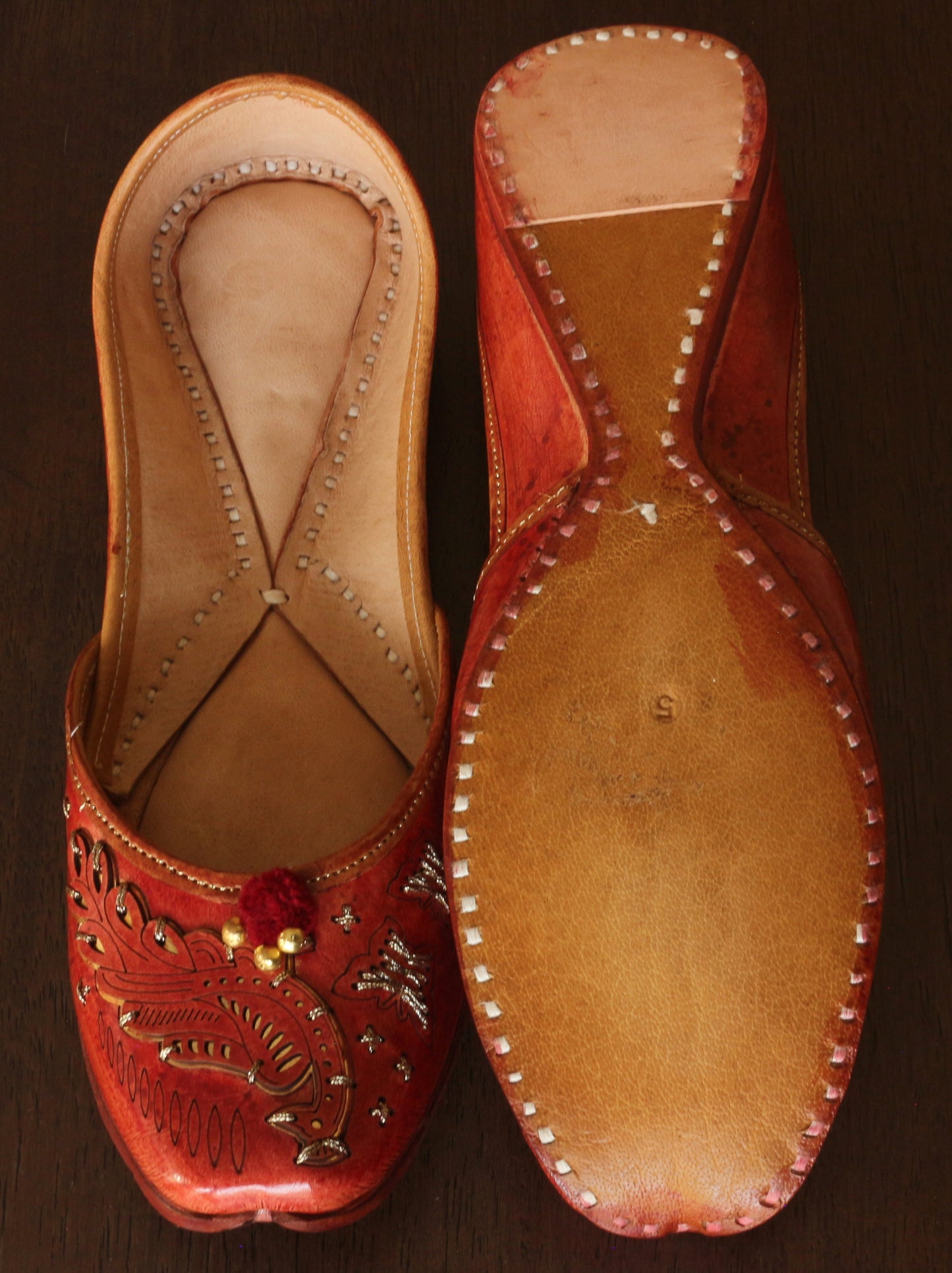 Punjabi Jutti Genuine Leather Handmade-NS48